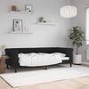vidaXL Day Bed without Mattress Black 90x190 cm Velvet
