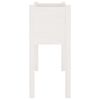 vidaXL Garden Planters 2 pcs White 70x31x70 cm Solid Pinewood