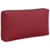 vidaXL Pallet Cushions 3 pcs Wine Red Fabric