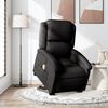 vidaXL Electric Stand up Massage Recliner Chair Black Fabric