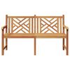 vidaXL Garden Bench Brown 150 x 60 x 90 cm Solid teak wood