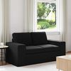 vidaXL Sofa Black 162 x 80 x 82 cm Fabric