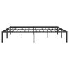 vidaXL Metal Bed Frame without Mattress Black 183x213cm