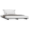 vidaXL Bed Frame without Mattress Black 135x190 cm Double Solid Wood Pine