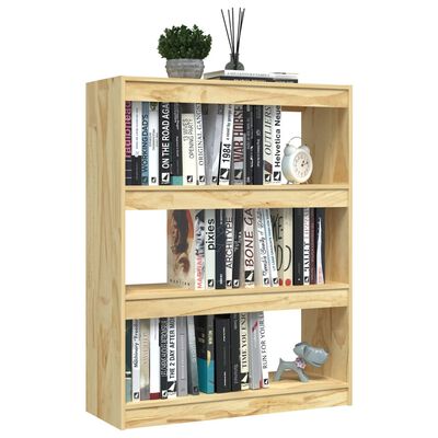 vidaXL Book Cabinet/Room Divider 100x30x103 cm Solid Pinewood