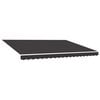 vidaXL Awning Replacement Fabric Grey 400x300 cm Polyester