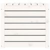 vidaXL Garden Box White 101x50.5x46.5 cm Solid Wood Pine