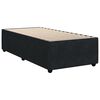 vidaXL Box Spring Bed with Mattress Black King Single Velvet