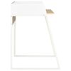 vidaXL Desk White and Oak 90x60x88 cm