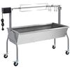 vidaXL Electric BBQ Rotisserie Stainless Steel
