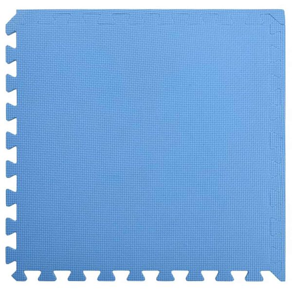 vidaXL Puzzle Exercise Mats 12 pcs Blue 4.32 ㎡ EVA Foam