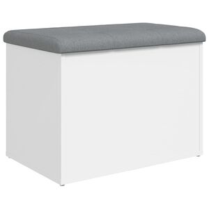 vidaXL Storage Bench White 62x42x45 cm Engineered Wood