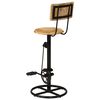vidaXL Bar Stools 2 pcs Solid Wood Mango