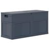 vidaXL Garden Storage Box 320 L Black