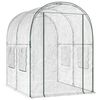 vidaXL Greenhouse with Frame 160 x 200 x 192.5 cm PVC Transparent