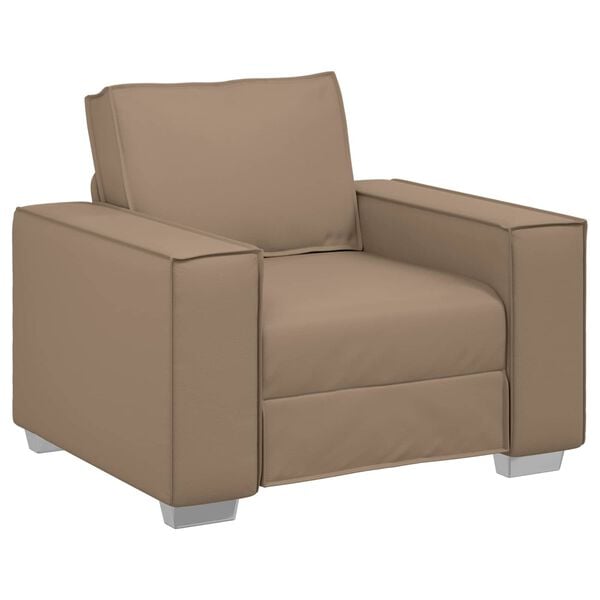 vidaXL Sofa Cappuccino 99 x 80 x 84 cm Fabric