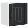vidaXL Wall Cabinet LUCCA Black 40 x 31 x 40 cm Engineered Wood