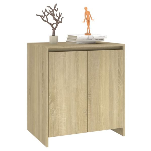 vidaXL Sideboard Sonoma Oak 70x41x75 cm Engineered Wood
