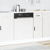 vidaXL Dishwasher Panel Porto White 60x1.5x67 cm Engineered Wood