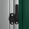 vidaXL Garden Shed Green 180.5x97x209.5 cm Galvanised Steel