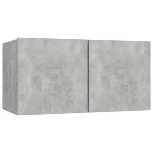 vidaXL Hanging TV Cabinet Concrete Grey 60x30x30 cm