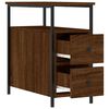 vidaXL Bedside Cabinet Brown Oak 30x60x60 cm Engineered Wood
