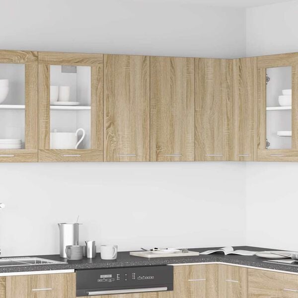 vidaXL Hanging Cabinet Lyon Sonoma Oak 60x31x60 cm Engineered Wood