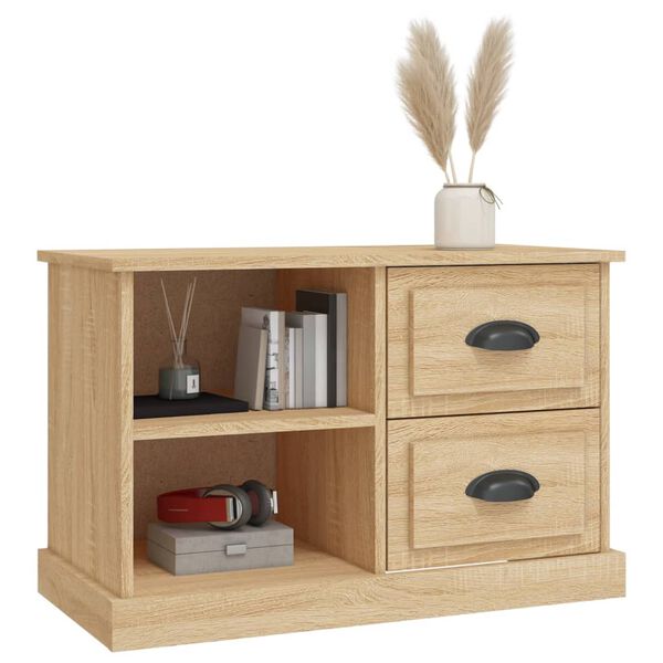 vidaXL TV Cabinet Sonoma Oak 73x35.5x47.5 cm Engineered Wood
