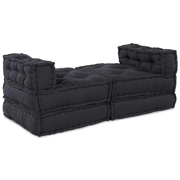 vidaXL Modular Sofa 4 pcs Anthracite Fabric