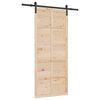 vidaXL Sliding Door Natural 80 x 208 cm Solid Pine Wood