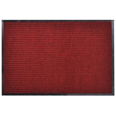 Red PVC Door Mat 90 x 120 cm