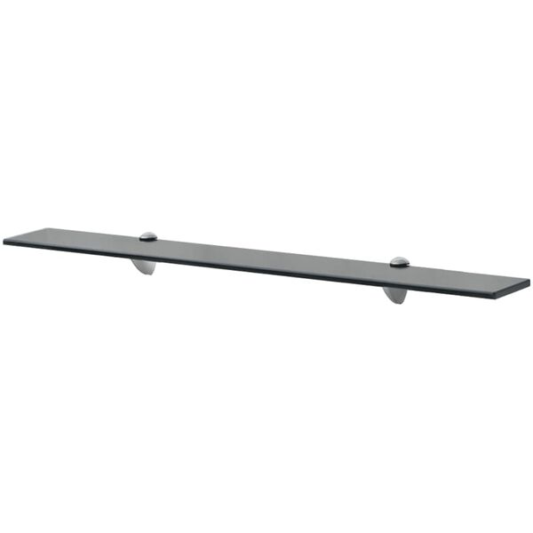 vidaXL Floating Shelves 2 pcs Glass 80x10 cm 8 mm