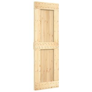 vidaXL Plain Door NARVIK 70x210cm Solid Pine Wood (Untreated) Natural