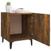 vidaXL Bedside Cabinet Smoked Oak Engineered Wood