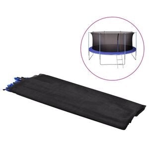 vidaXL Safety Net | Black | Polyethylene | 4.57 m | Safety Net | Round