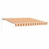 vidaXL Retractable Awning Yellow and Orange 300 x 250 cm
