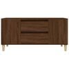 vidaXL TV Cabinet Brown Oak 102x44.5x50 cm Engineered Wood
