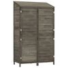 vidaXL Garden Shed Anthracite 102x52x174.5 cm Solid Wood Fir
