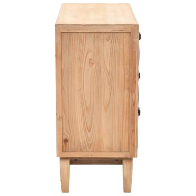 vidaXL Drawer Cabinet Solid Fir Wood 80x36x75 cm