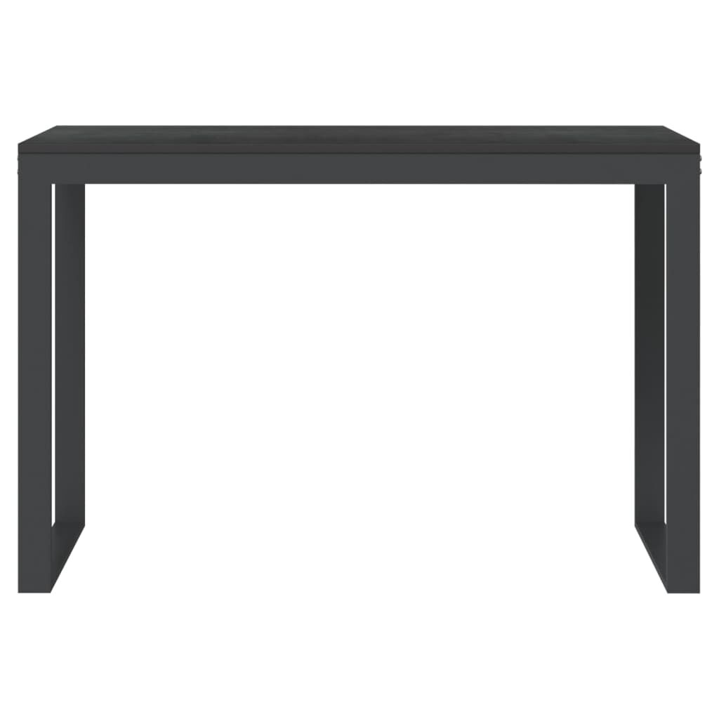 vidaXL Computer Desk Black 110x60x73 cm Engineered Wood
