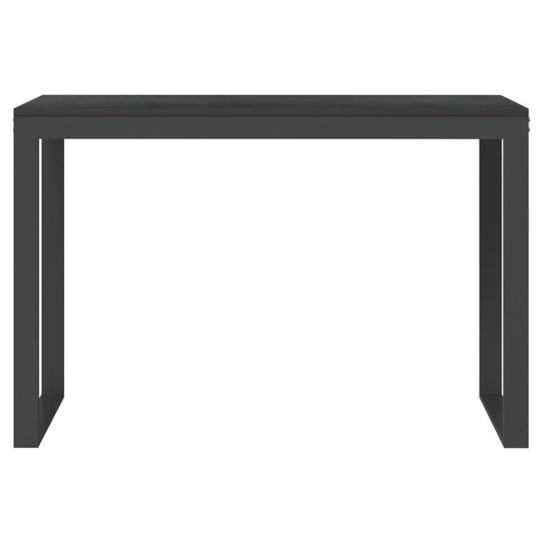 vidaXL Computer Desk Black 110x60x73 cm Engineered Wood