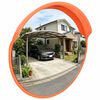 vidaXL Outdoor Convex Traffic Mirror Orange &Oslash;30 cm Polycarbonate