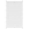 vidaXL Plisse Blind 80x150cm White Pleated Blind