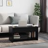 vidaXL Coffee Table Black 102x50x52.5 cm Engineered Wood