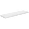 vidaXL Floating Wall Shelf High Gloss White 90x23.5x3.8 cm MDF