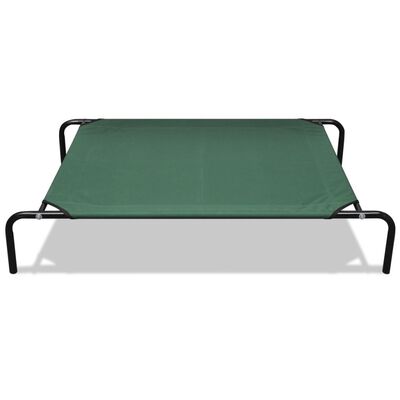 Elevated Pet Bed with Steel Frame 110 x 80 cm