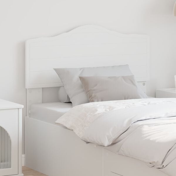 vidaXL Headboard with Headboard White 90 cm Engineered wood