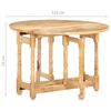 vidaXL Dining Table Round 110x76 cm Solid Mango Wood