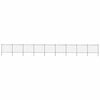vidaXL Garden Fence with Spear Top Steel 1506x150 cm Black