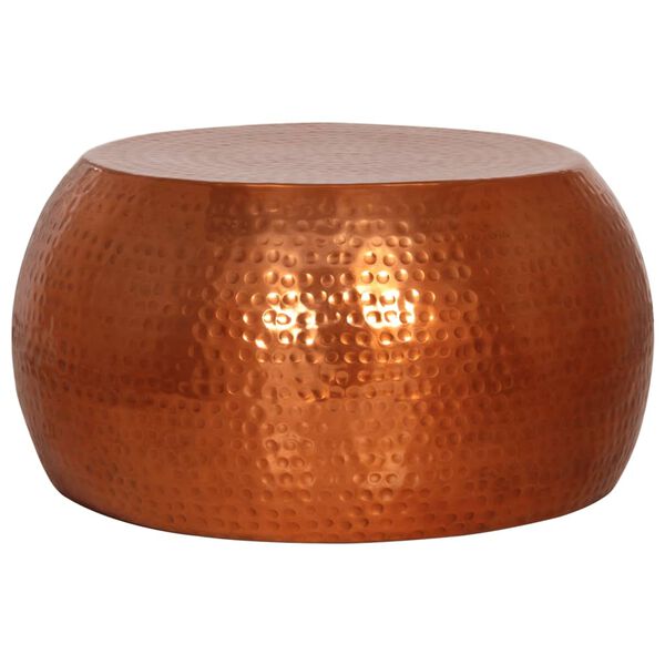 vidaXL Coffee Table Brass Ø55x28 cm Aluminium
